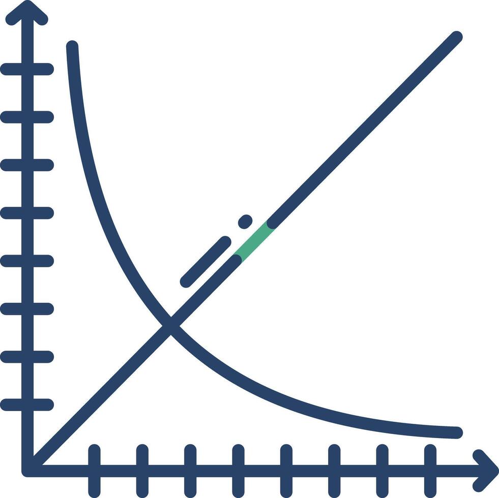 Physics linear color illustration vector
