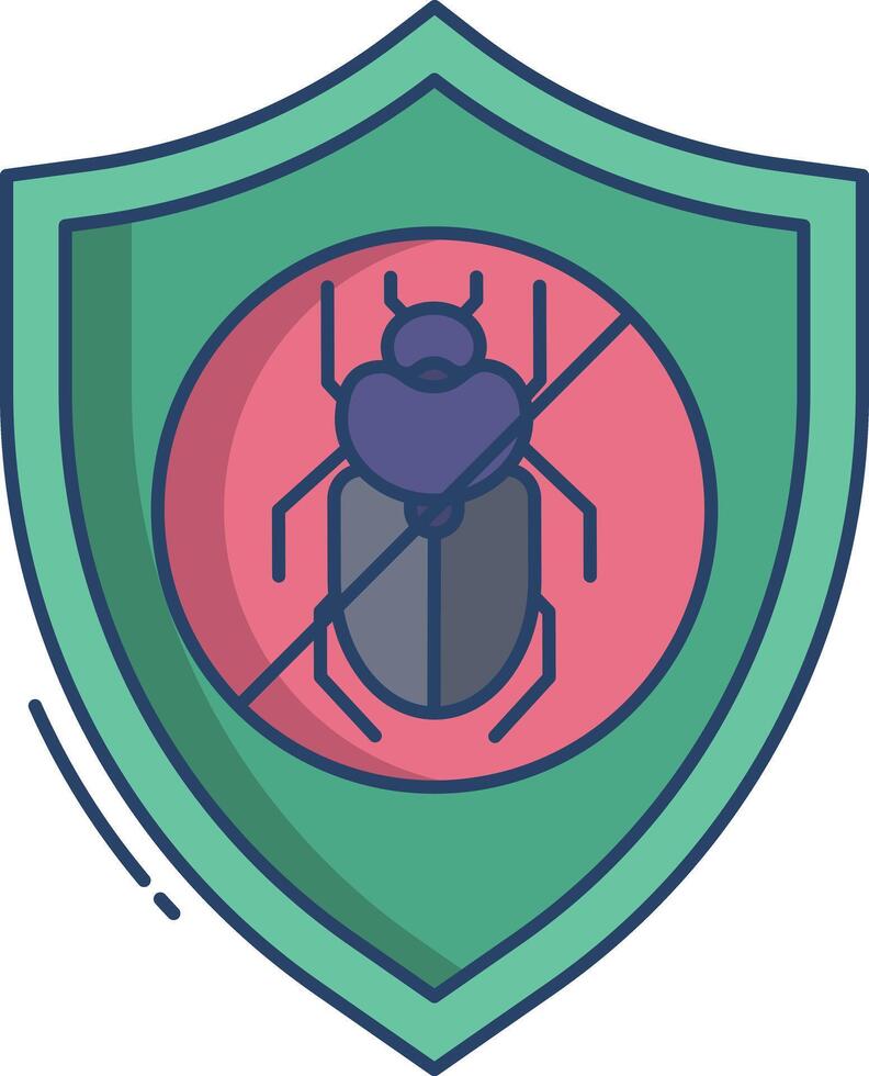 pest control linear color illustration vector