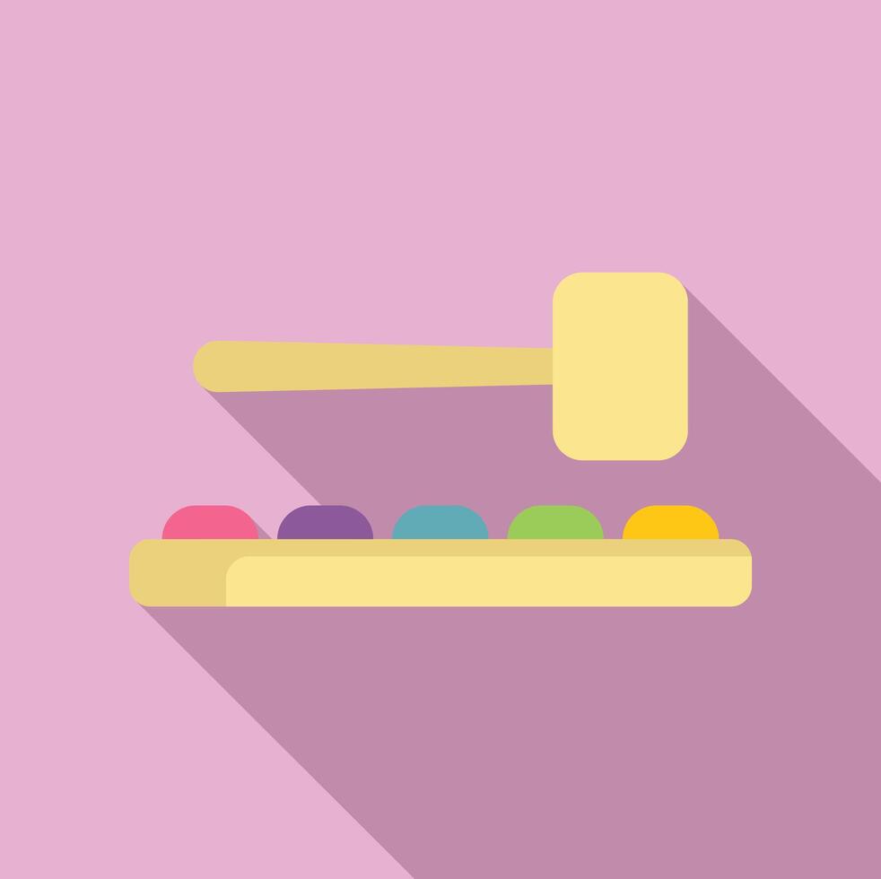 Whack a mole game amusement fun vector