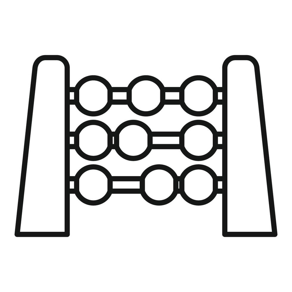 Calculating on an abacus device vector