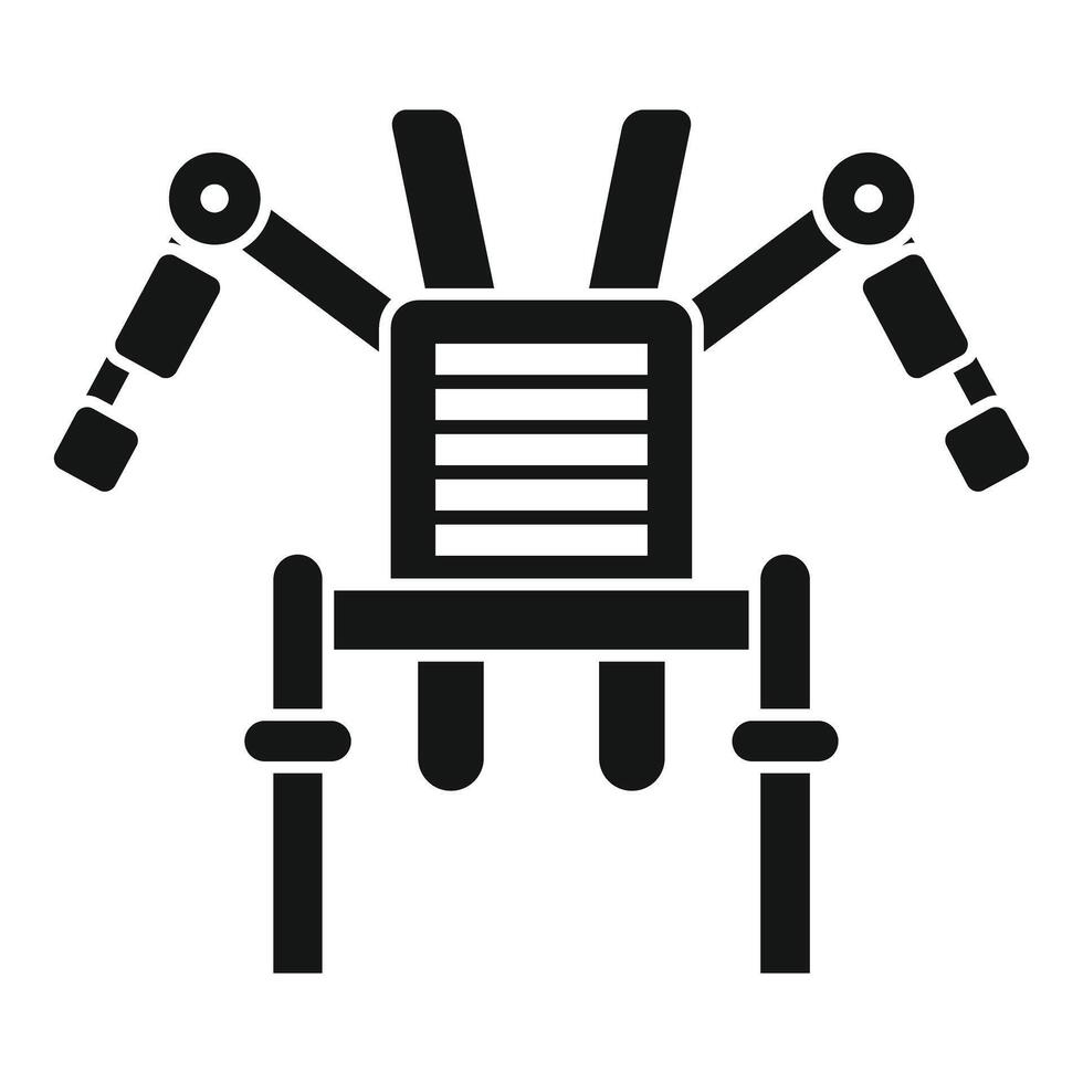 Industrial robot manipulator performing a task vector