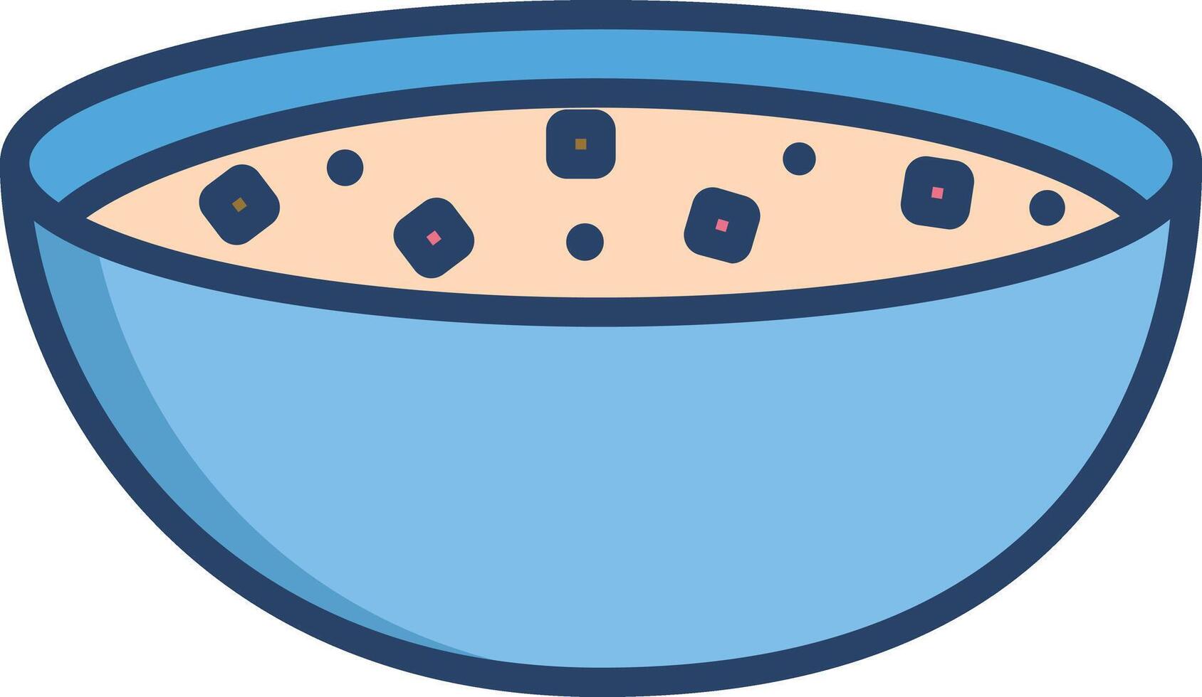 Quesadilla linear color illustration vector