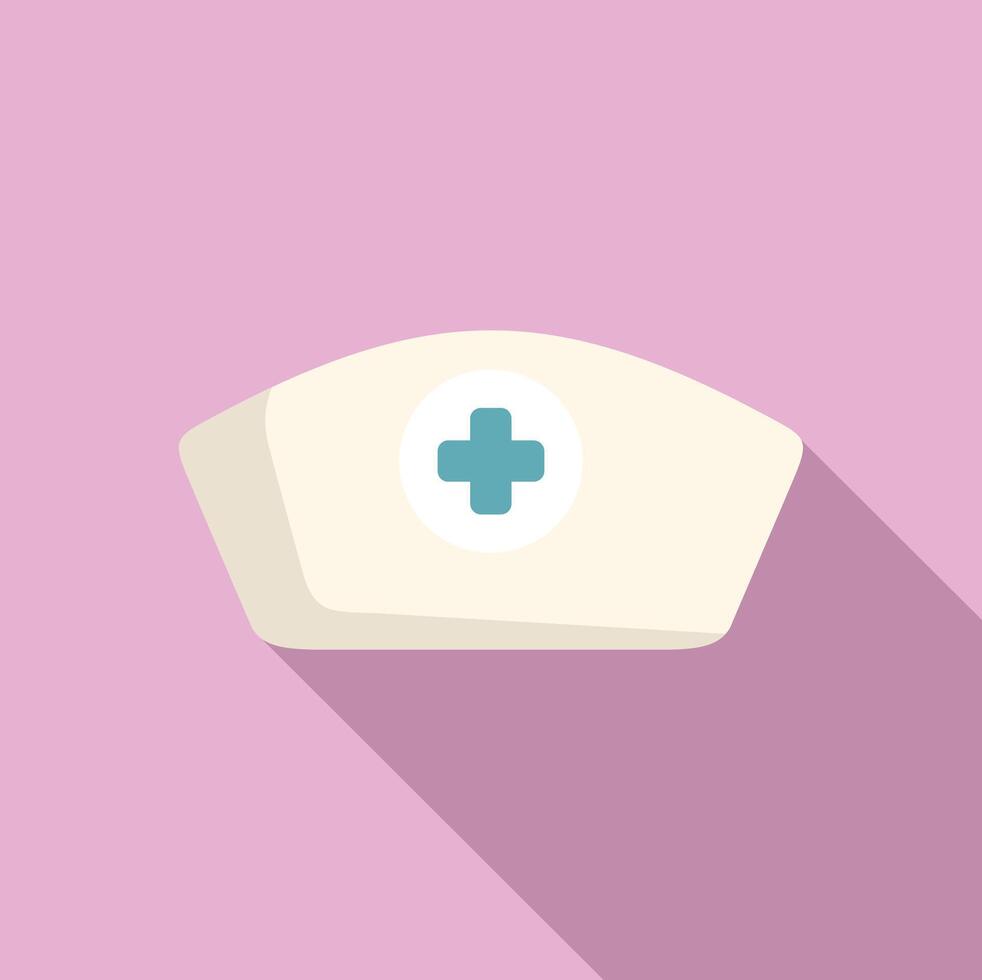 Nurse hat representing healthcare profession vector