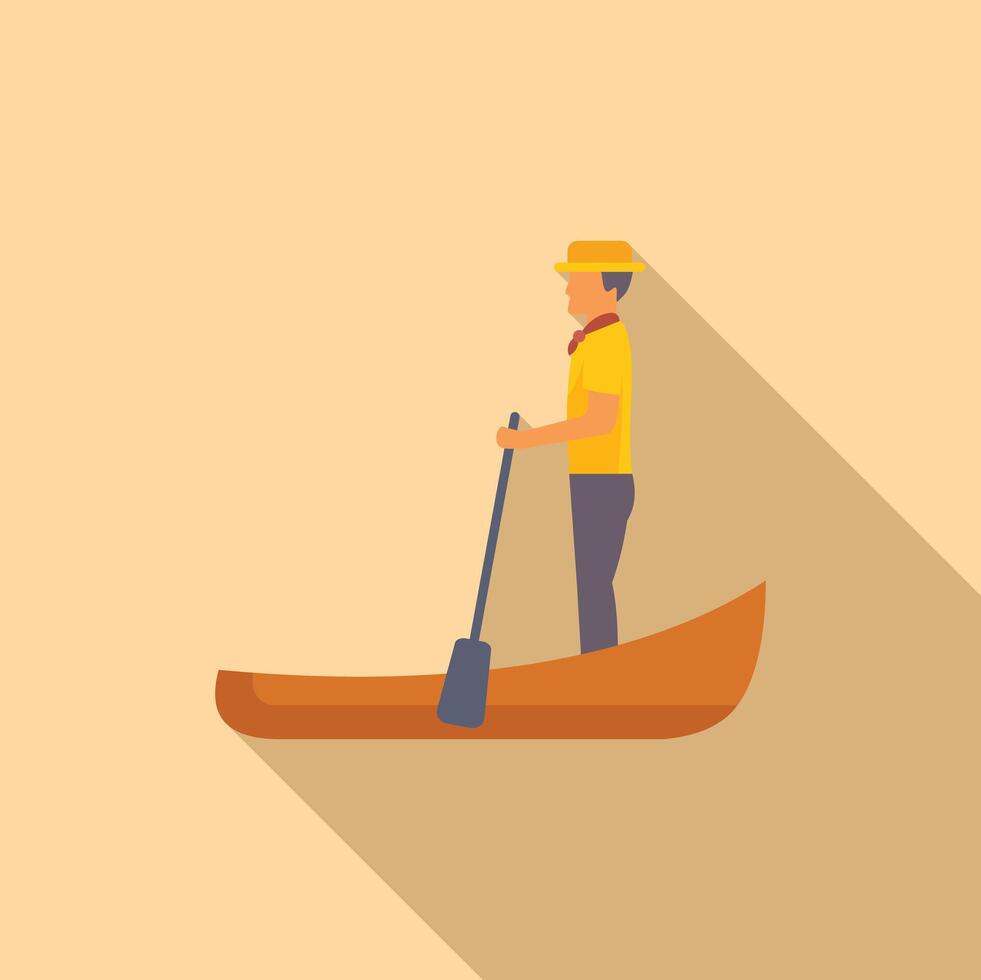 Gondola ride through the city vector