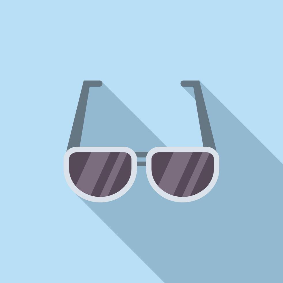 Sunglasses representing summer vacation time vector