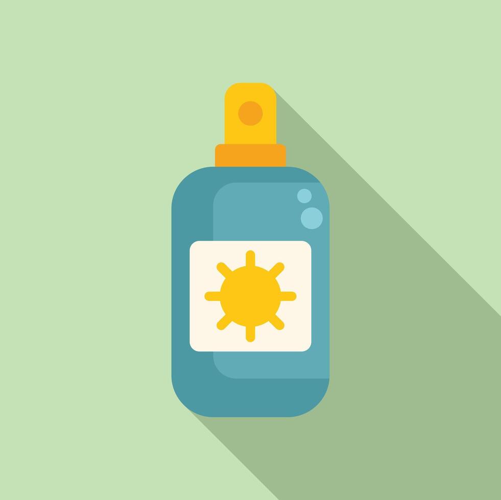 Sunscreen protecting from sun rays vector