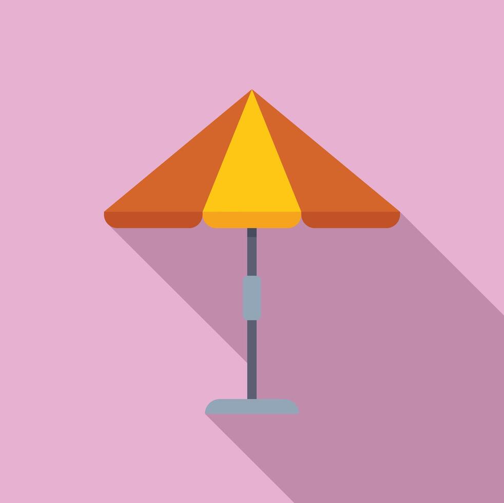 Relaxing on a sunny day under an umbrella vector