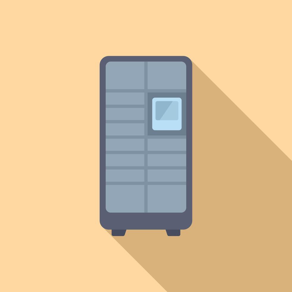 Server tower network technology icon vector