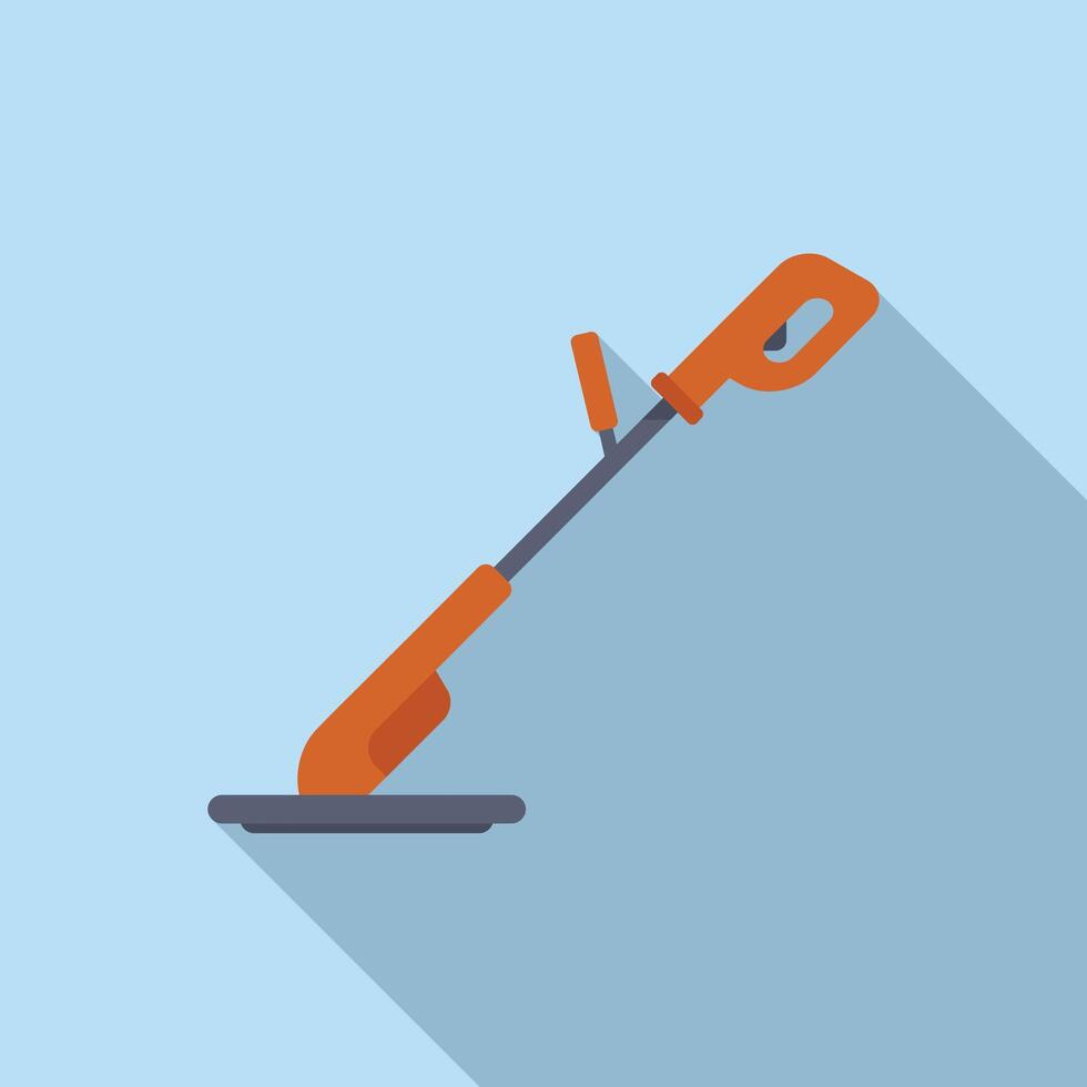 Flat design icon of floor mop vector