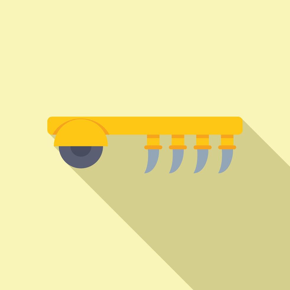 Flat design surveillance camera illustration vector