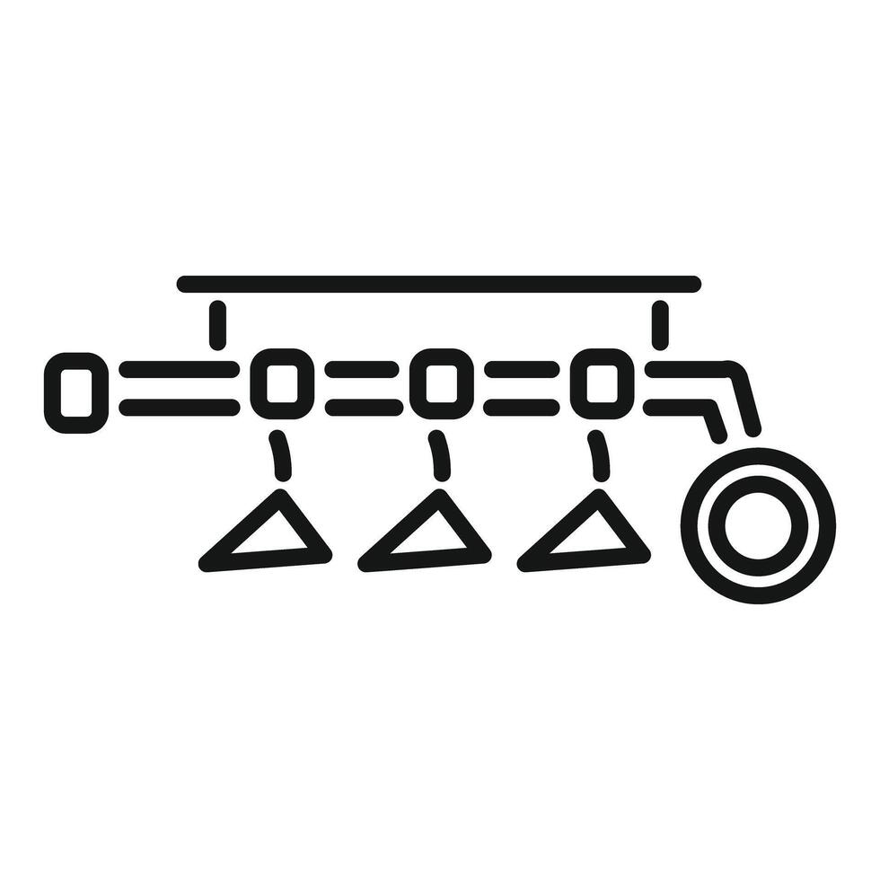icon of physics newton's cradle vector