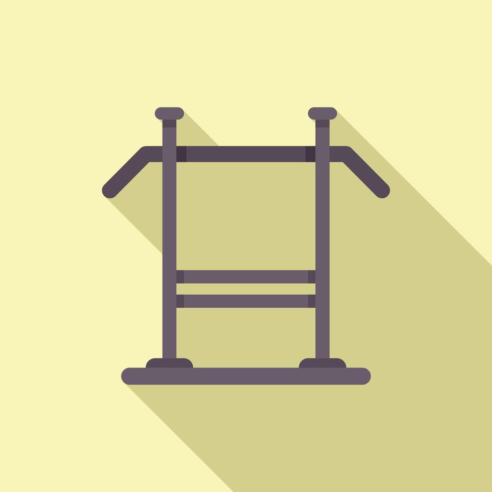 Retro style towel rack illustration vector