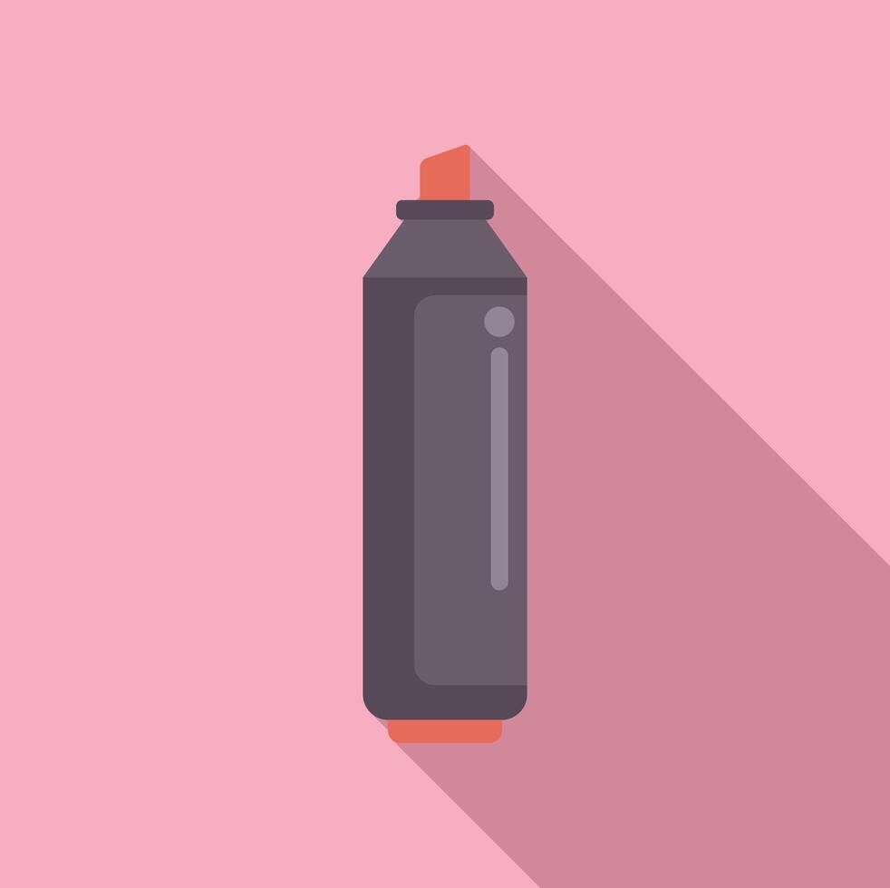 Flat design icon of a marker pen vector