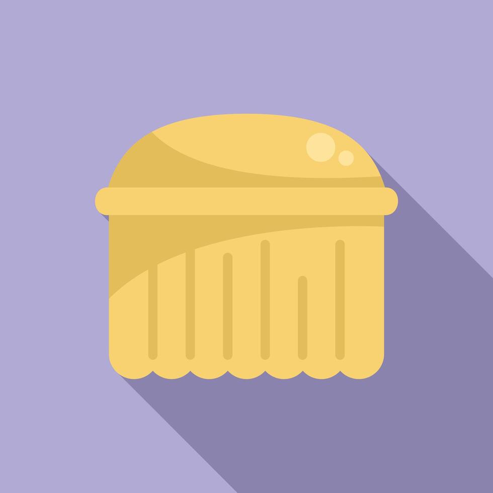 Opened plastic container for storing food in refrigerator vector