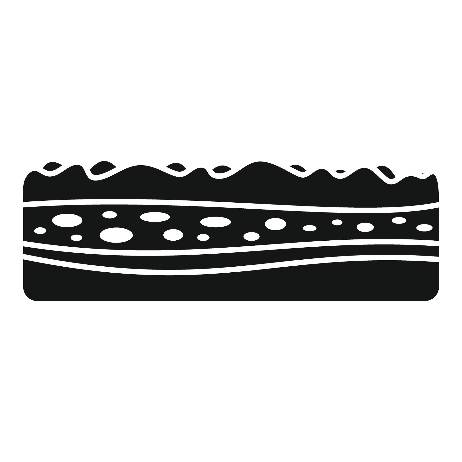 Ground layers showing different textures and materials 47042845 Vector