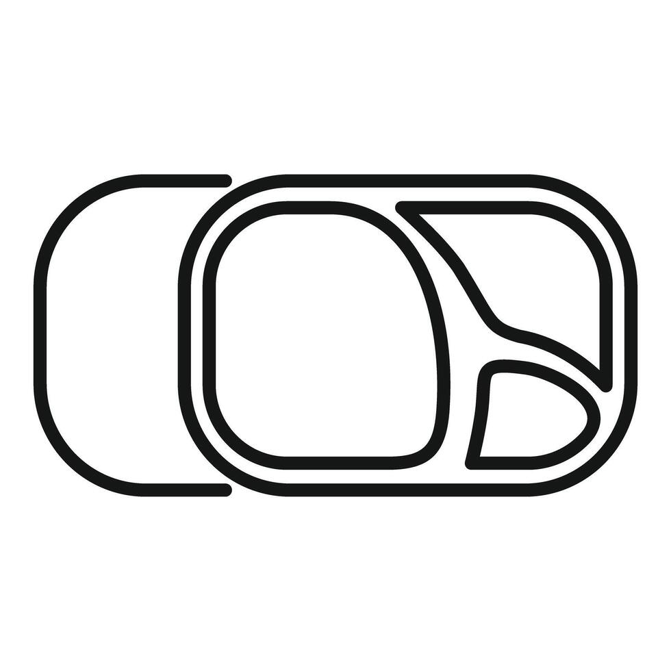Lunchbox icon representing food storage and meal preparation vector