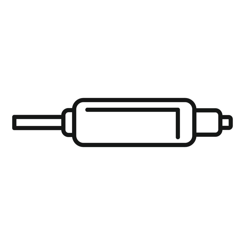 Marker pen drawing tool icon outline style vector