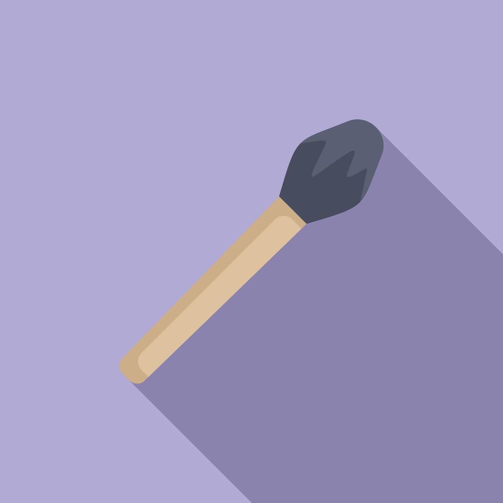 Makeup brush creating perfect contouring for beauty routine vector