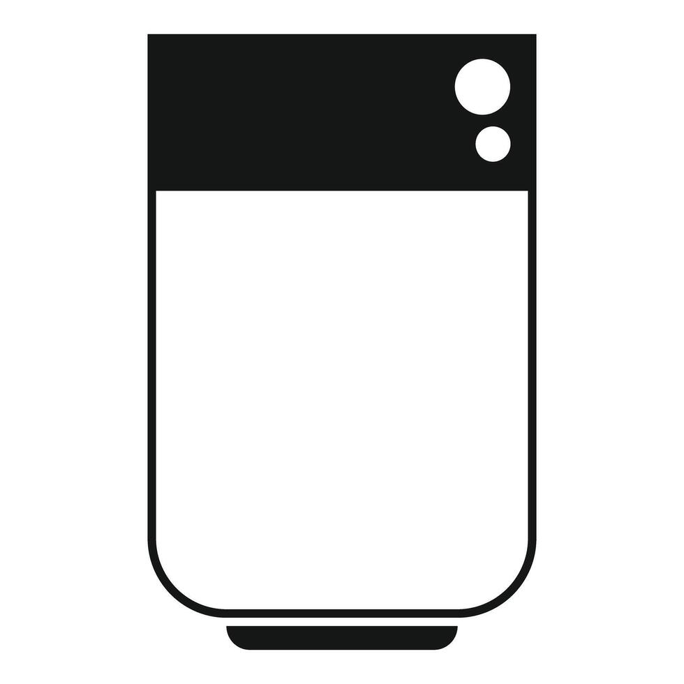 Smart speaker voice assistant listening device icon vector