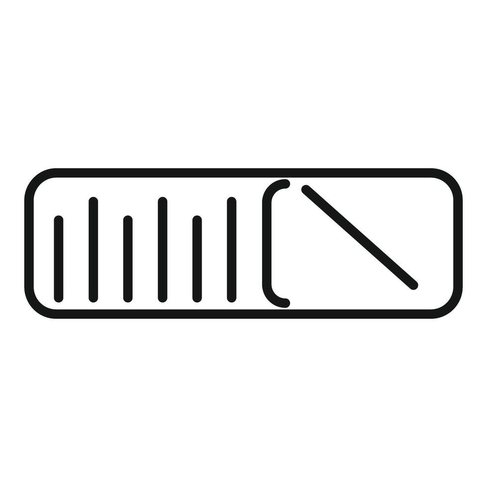 Signal strength indicator showing increasing connection quality vector