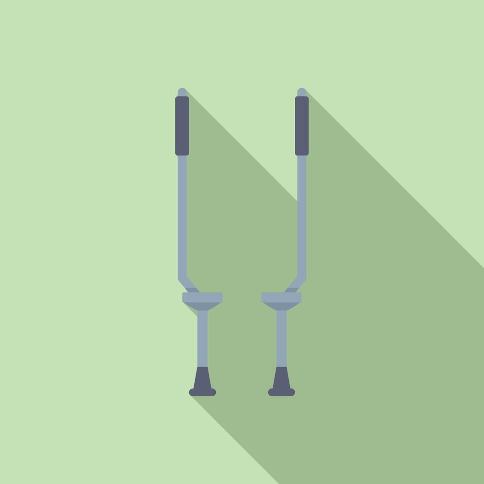 Jumping stilts icon representing bouncing and recreation vector