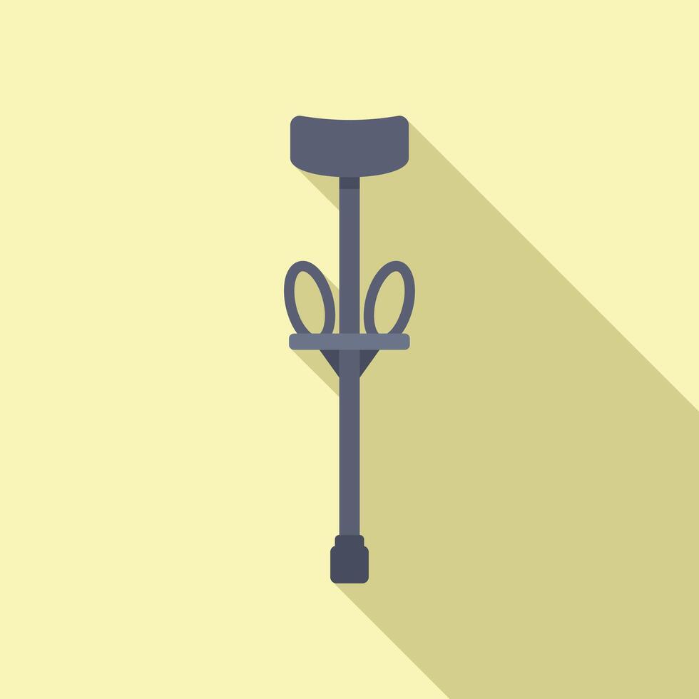 Jumping stilts icon showing fitness and activity vector