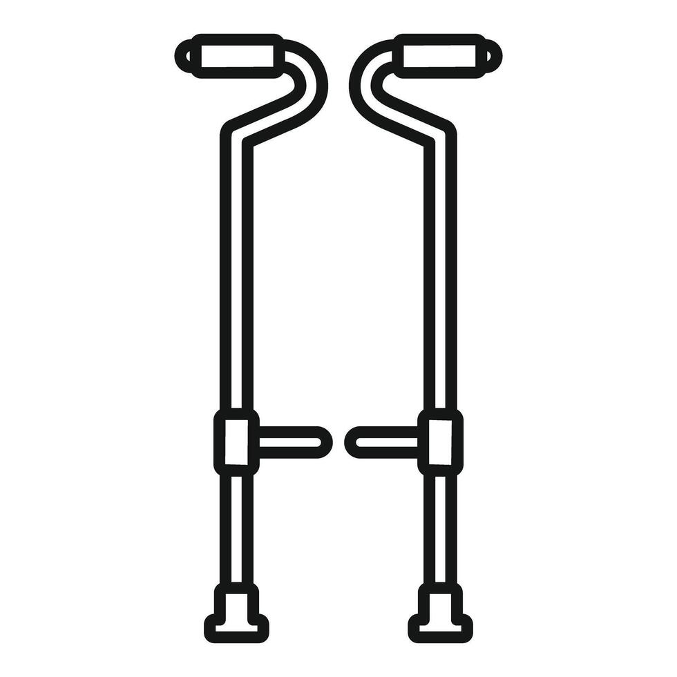Circus artist walking on spring loaded stilts performing show vector