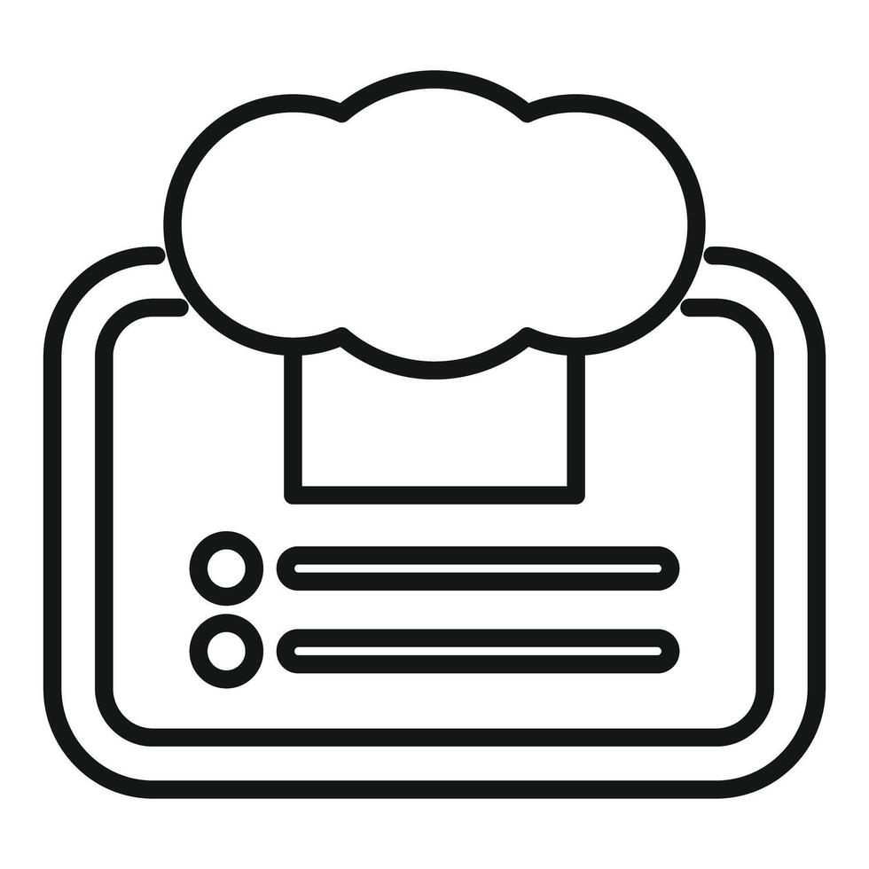 Online menu for ordering food delivery from restaurant vector