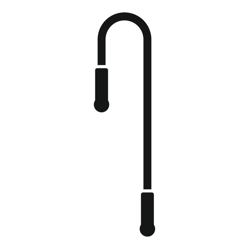 Back scratcher with long handle for itching relief vector