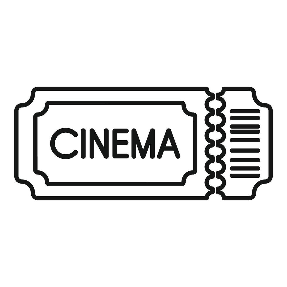 Cinema ticket admit one showing entry pass concept vector