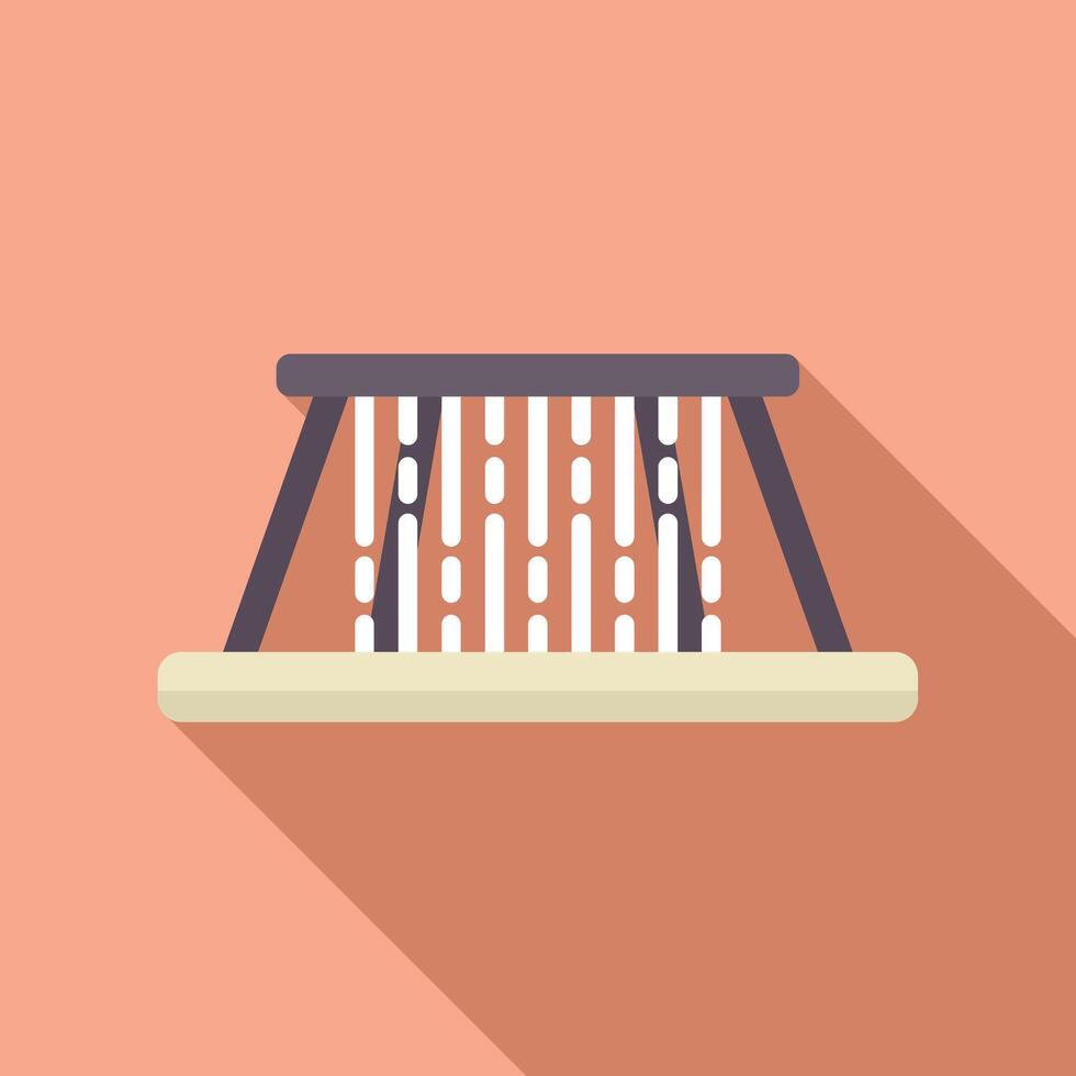 Empty public park swing set on a sunny day vector