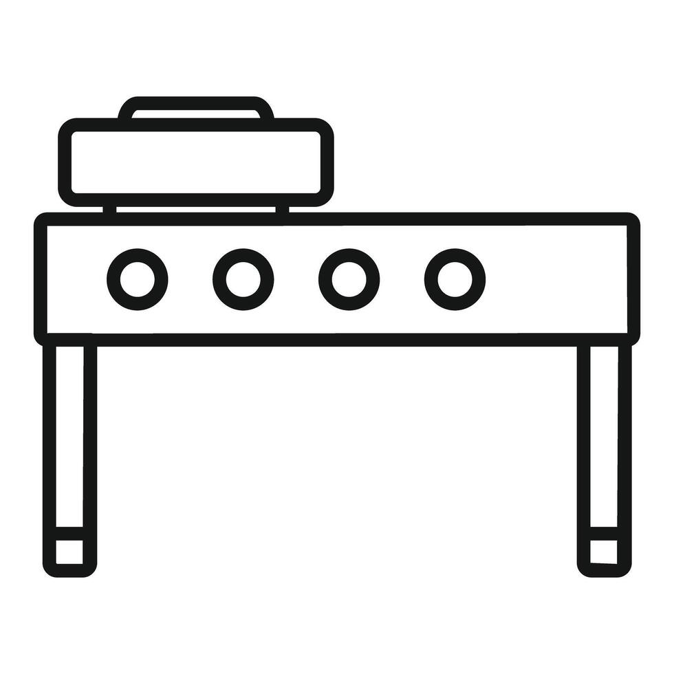 Conveyor belt system transporting product in factory line vector