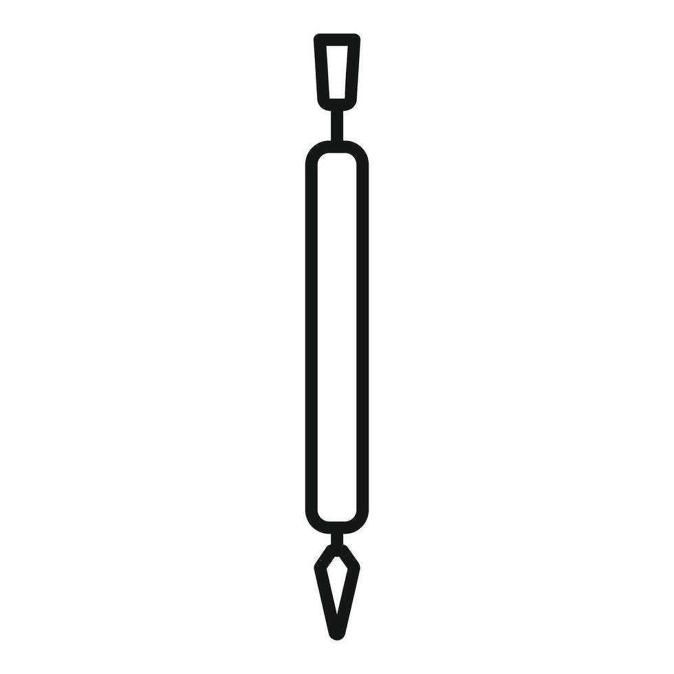 Manicure tool icon representing beauty and care vector