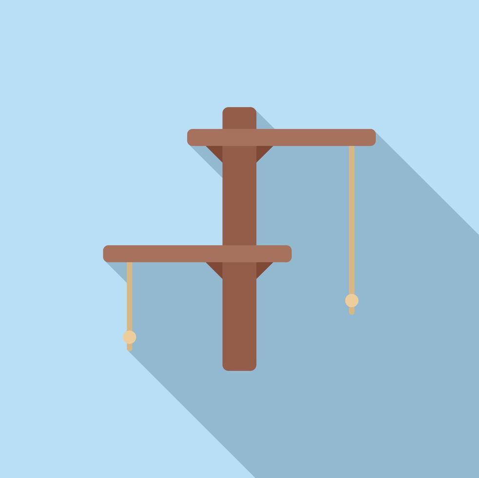 This cat tree is perfect for cats who love to climb, play, and relax vector