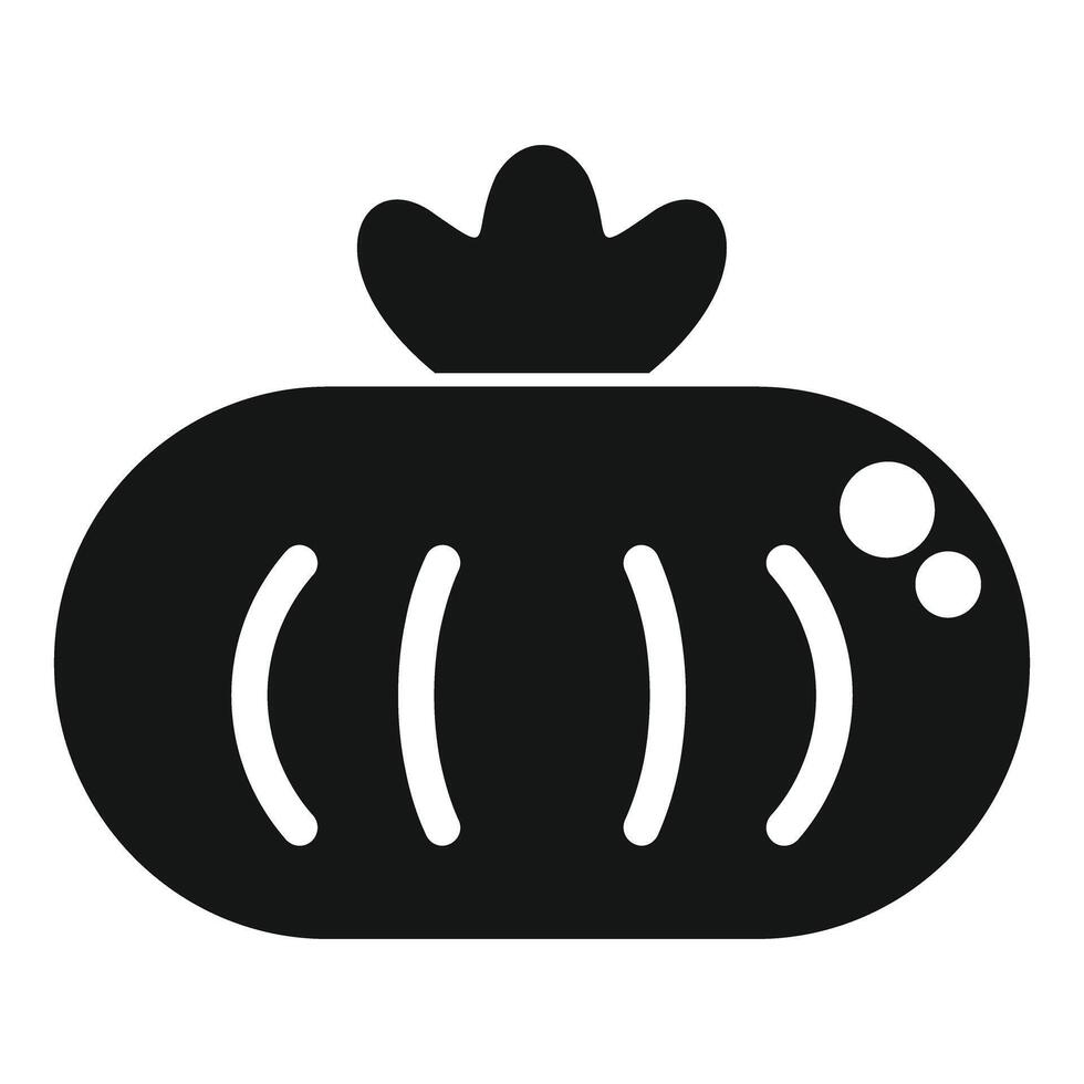 Fresh tomato icon showing healthy eating and gardening vector