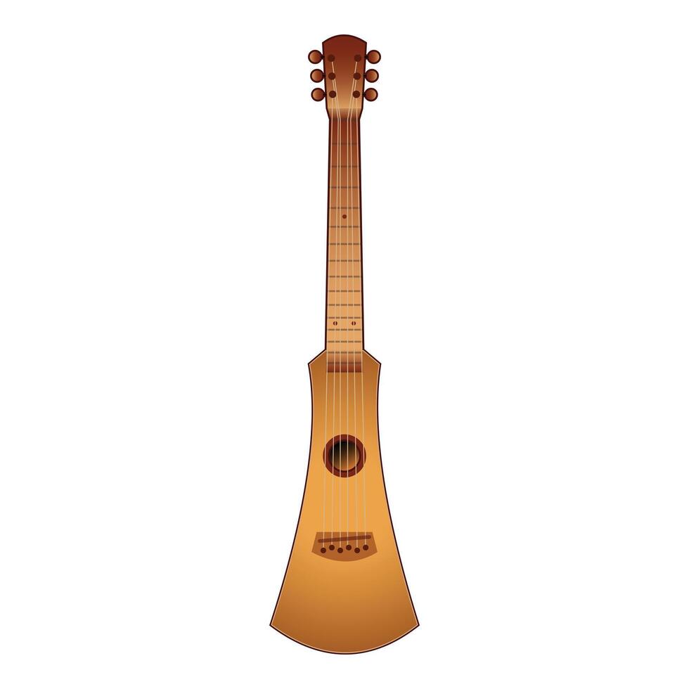 Classic russian balalaika isolated on white vector