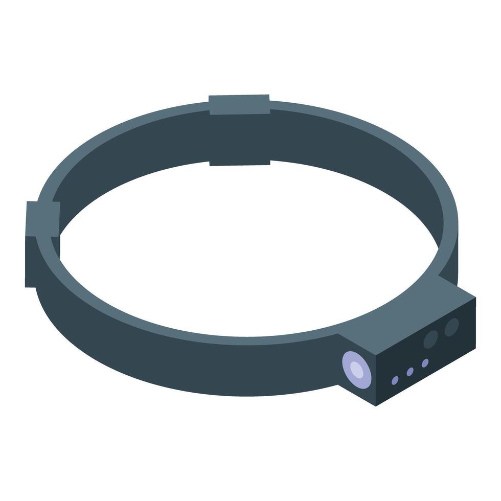 Modern vr glasses headset presenting augmented reality experience vector