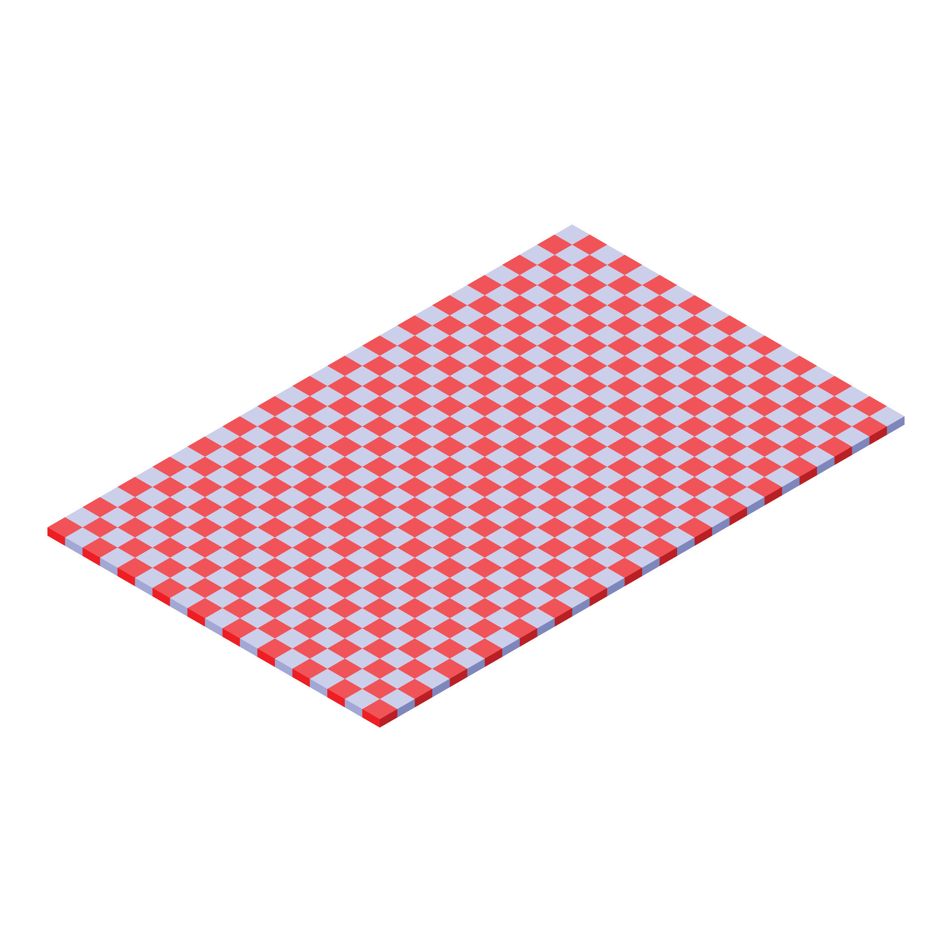 Red checkered picnic blanket lying on the ground in isometric view 47047021 Vector Art at Vecteezy