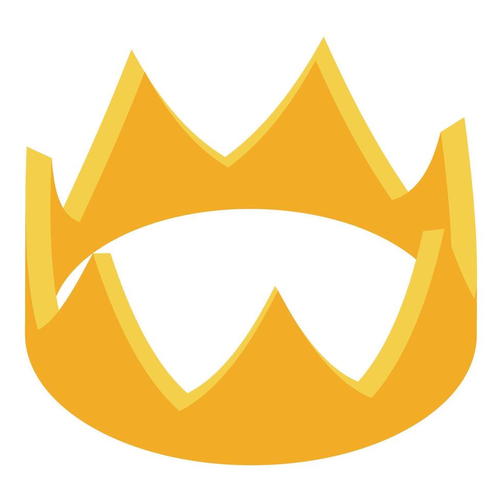 3d golden crown illustrating wealth, power, and royal authority vector