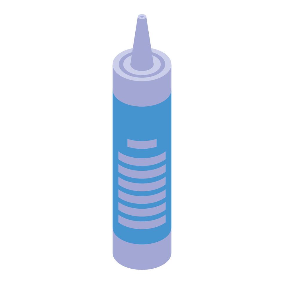 Cosmetic cream tube standing on white background vector