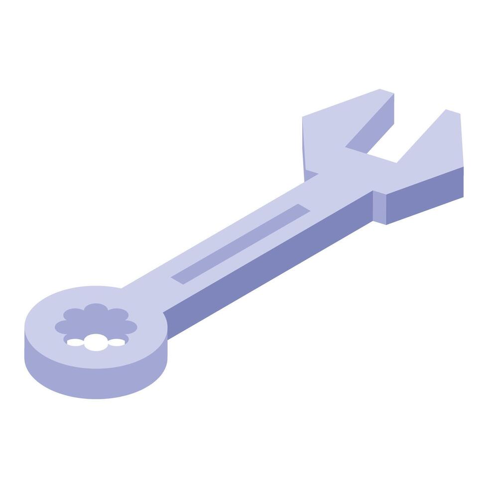 Isometric wrench fixing mechanical problem with tool vector