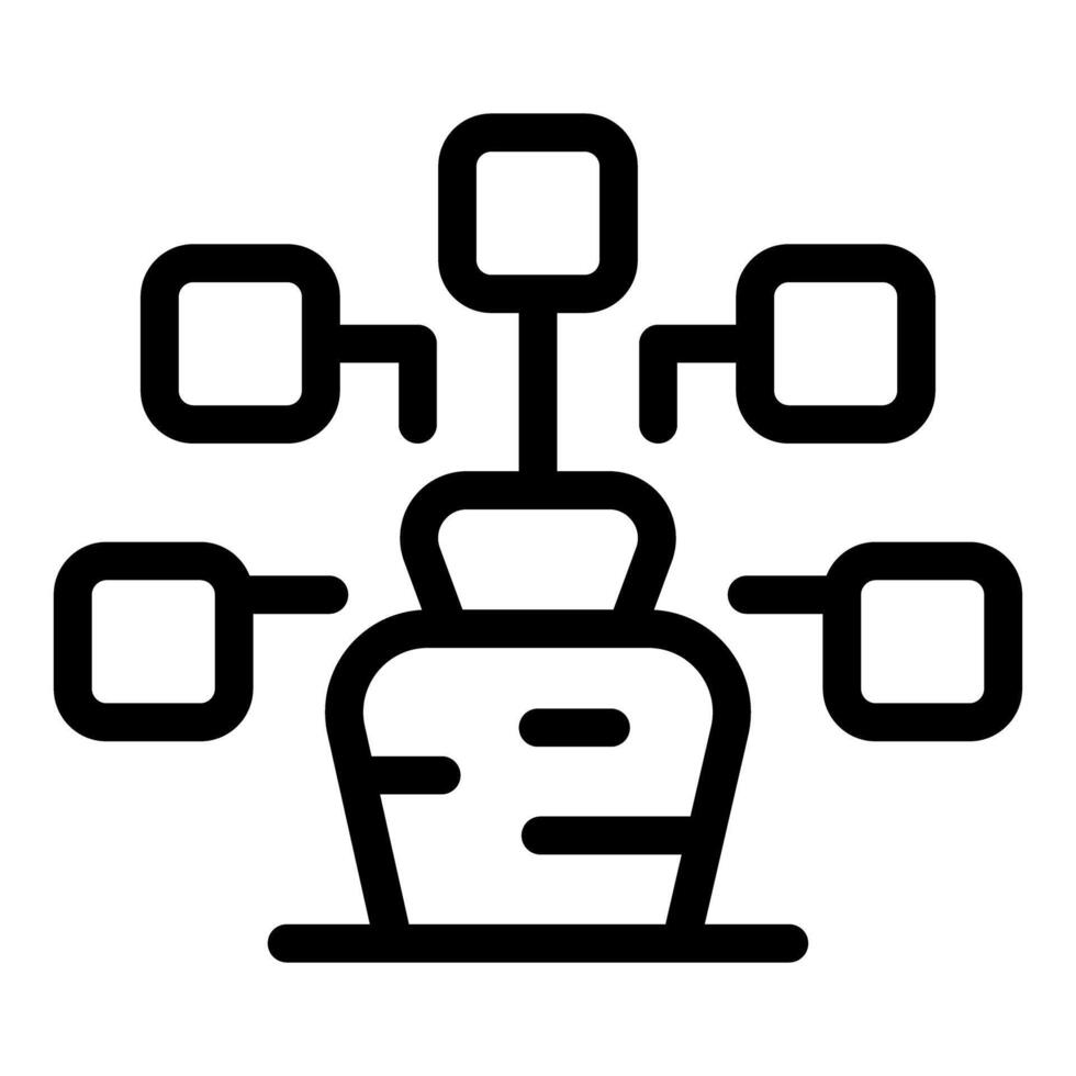 Data mining concept showing information being extracted from database vector