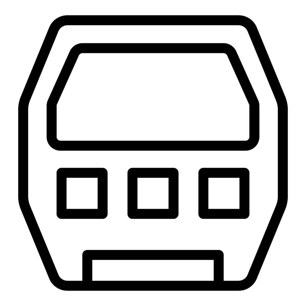 Electronic device with buttons showing digital technology concept vector