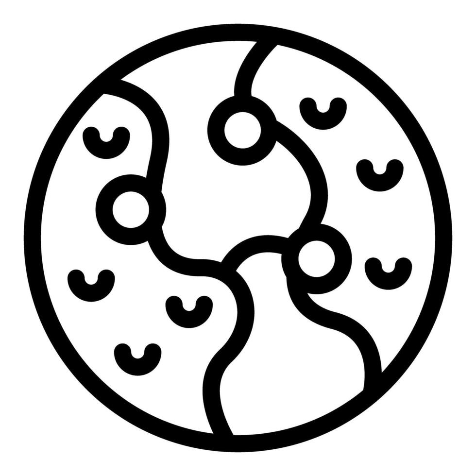 Global network connecting cities and continents around the world vector