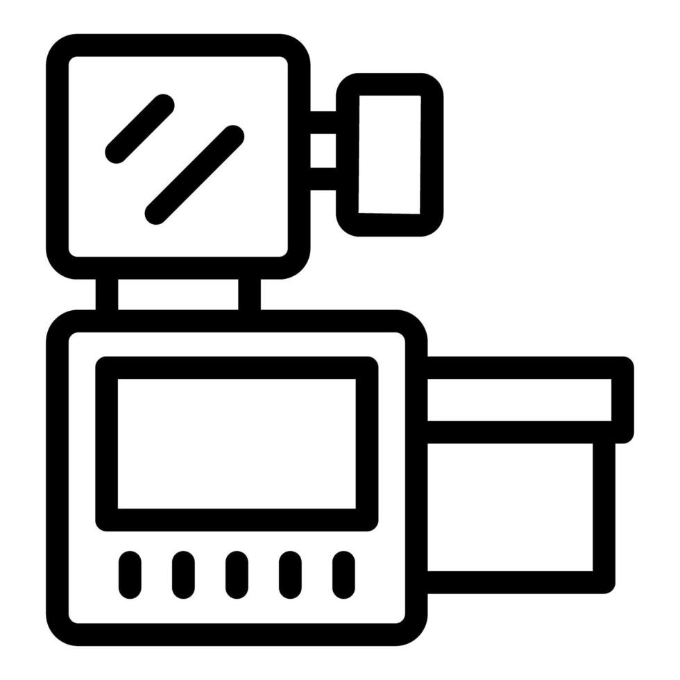 Modern cnc machine operating and showing control panel with buttons vector