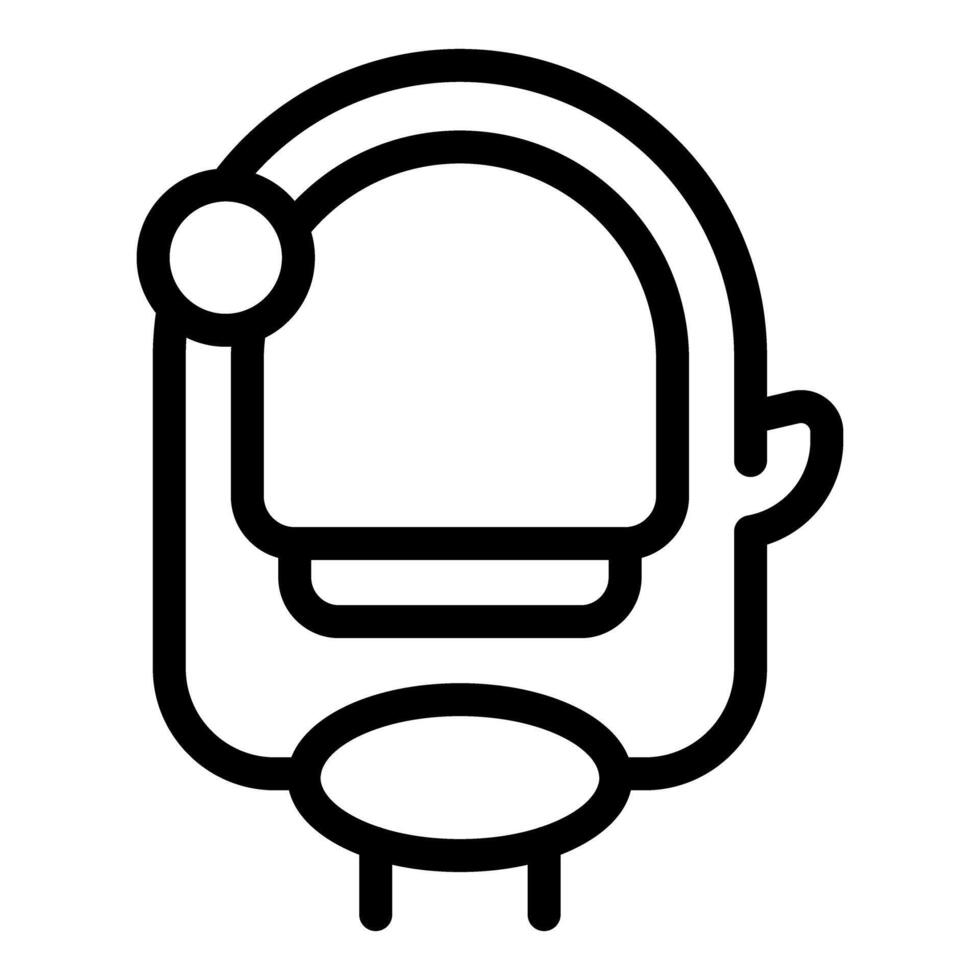 Astronaut wearing space suit and exploring new planets vector