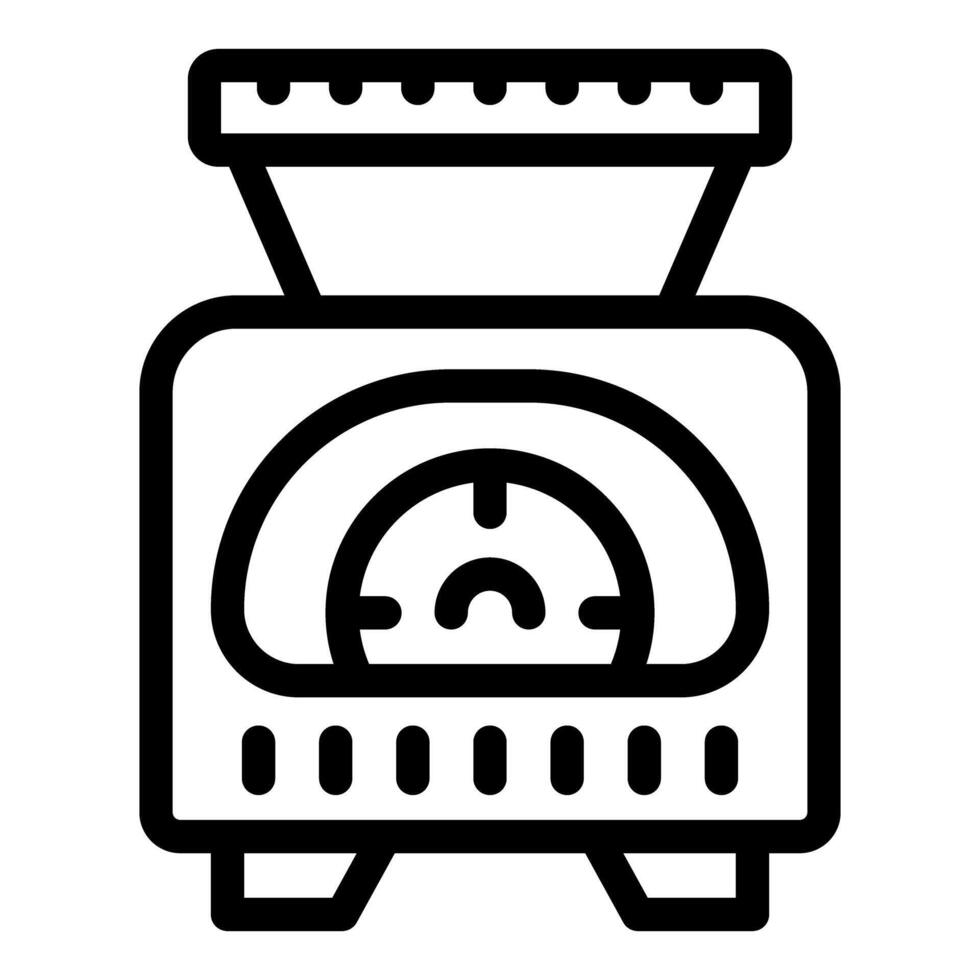 Electronic kitchen scale measuring device for cooking baking and food preparation vector