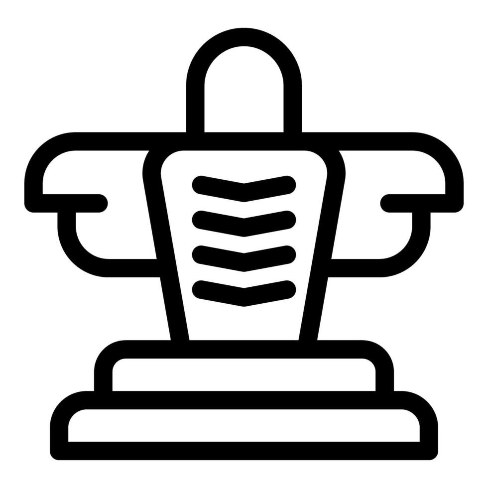 Black mamba snake standing on a stone pedestal with hood expanded vector