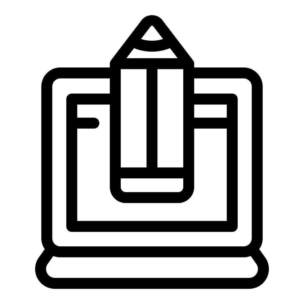 Pencil drawing software for digital artists and designers vector