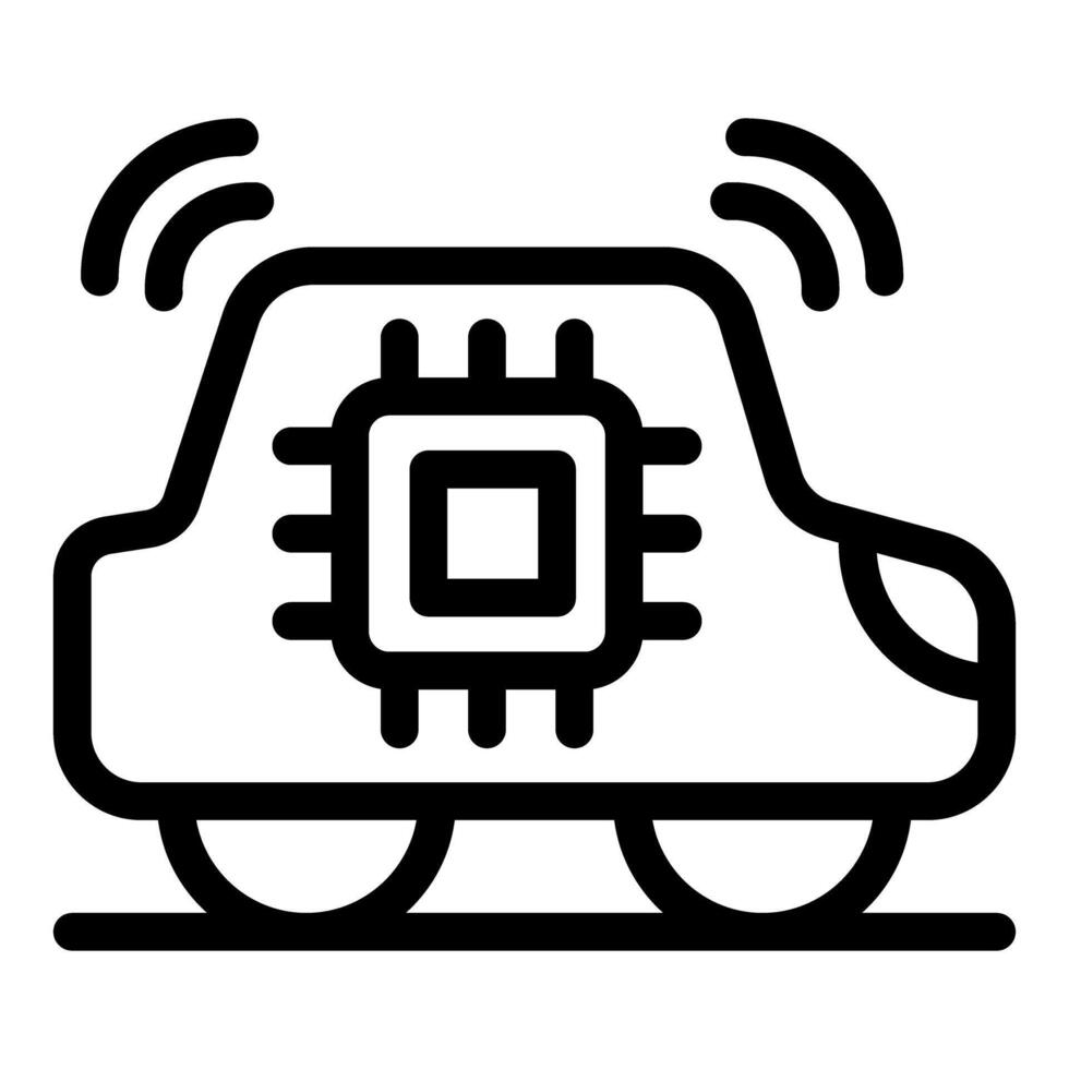 Autonomous car using wireless communication and artificial intelligence vector